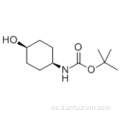 Ácido carbámico, N- (cis-4-hidroxiciclohexil) -, 1,1-dimetiletil éster CAS 167081-25-6